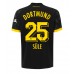 Billige Borussia Dortmund Niklas Sule #25 Udebane Fodboldtrøjer 2023-24 Kortærmet